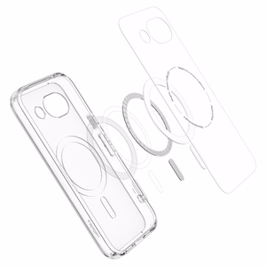 SPIGEN ULTRA HIBRĪDA MAGSAFE GOOGLE PIXEL 10A CAURSPĪDĪGS/BALTS