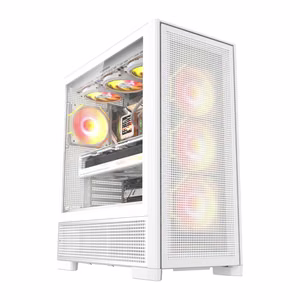DarkFlash AIRNOVA computer case (white) + 3 fans