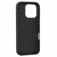 Tel Protect Carbon Elite maciņš iPhone 16 Pro melns