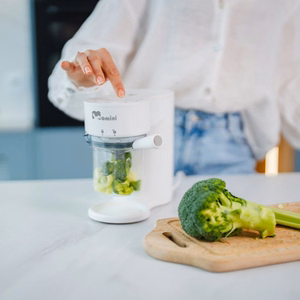Momini YummyMaker 5 vienā tvaika blenderis zīdaiņu ēdienam ar pašsterilizācijas funkciju