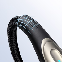 Joyroom Star-Light Series SA27-CC5 USB-C / USB-C kabelis 100W 1.2m - melns