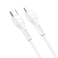 Kabelis USB C uz Lightning Hoco PD 27W 1 m X37 balts