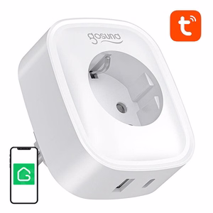 Умная WiFi/Bluetooth розетка Gosund SP6 16A USB-C 20W Tuya