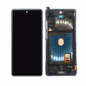 LCD displejs saderīgs ar Samsung G780 S20 FE (G781 S20 FE 5G) ar rāmi / Cloud Navy Blue / HQ