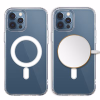 Anti Shock 1,5 mm Magnētiskais viedtālruņa apvalks iPhone 14 Pro Max 6,7" caurspīdīgs liels caurums