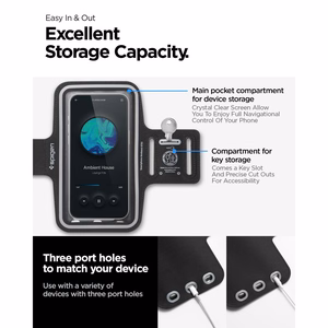 SPIGEN A703 DYNAMIC SHIELD нарукавный держатель черный