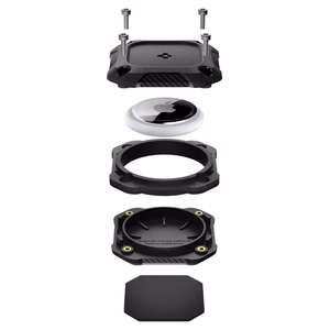 Spigen Tough Armor viedtālruņa apvalks AirTag 1/2 - Melns