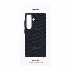 Samsung Carbon Magnet maciņš Samsung Galaxy S26 saderīgs ar MagSafe melns