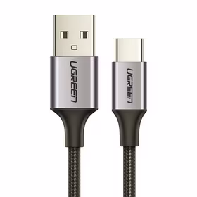Ugreen USB-A/USB-C QC 3.0 3A 2m US288 cable (pelēks)