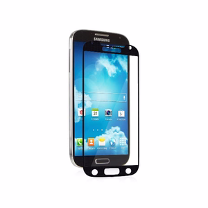 Moshi iVisor XT atkārtoti lietojama pilna ekrāna aizsargplēve Samsung Galaxy S4, ar melnu rāmi