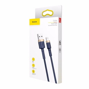 Baseus Cafule Lightning kabelis 1.5A 2m (zelta + tumši zils)
