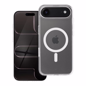 Case for iPhone 17 AIR Clear Mag Cover Elite (STR / NON-YELLOWING / CAMERA CONTROL BUTTON) compatible with MagSafe transparent