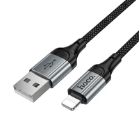 Kabelis USB-C uz Lightning Hoco PD 27W 1,5 m X121 melns