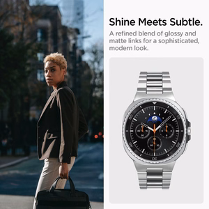 SPIGEN MODERN FIT siksniņa GALAXY WATCH 8 / CLASSIC (40 / 44 / 46 MM) sudrabs