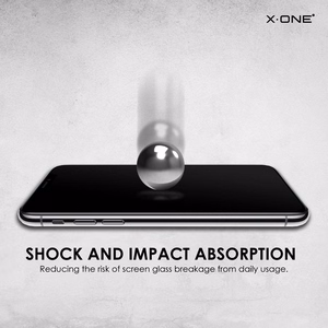 X-ONE Full Cover Extra Strong Matte - для iPhone 15 Plus/16 Plus закалённое стекло 9H