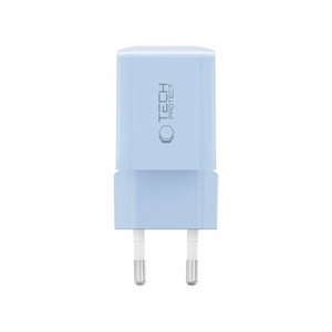 Tech-Protect NCM33W 2 portu PD33W/QC3.0 sienas lādētājs - zils