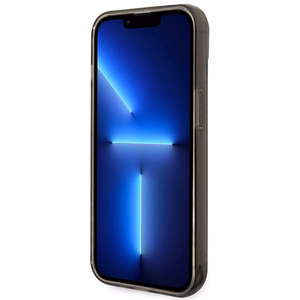 Guess GUHCP14SHGCOK cietais maciņš iPhone 14 6,1" Translucent – melns
