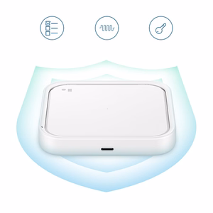 Samsung Wireless Charger Pad EP-P2400TWEGEU 15W indukcijas lādētājs - balts + tīkla lādētājs