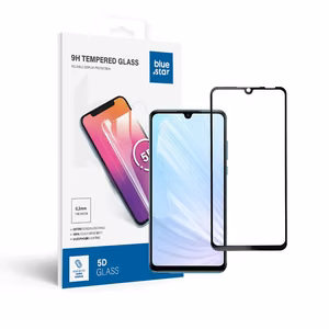 Aizsargstikls Blue Star - HUA P30 Lite (pilna līme/mazs izmērs) - melns Aizsargstikls Blue Star