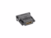 Lanberg AD-0010-BK cable gender changer HDMI DVI-D melns