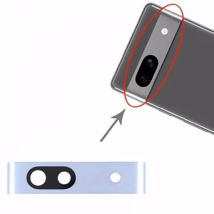 Aizmugurējās kameras lēca saderīga ar Google Pixel 7A aizmugurējās kameras lēca