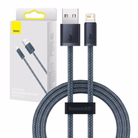 Baseus Dynamic Series kabelis USB uz Lightning, 2.4A, 2m (pelēks)
