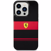 Ferrari FEHMP14XUCOK iPhone 14 Pro Max 6.7" melns/melns cietais apvalks IMD Combi Magsafe