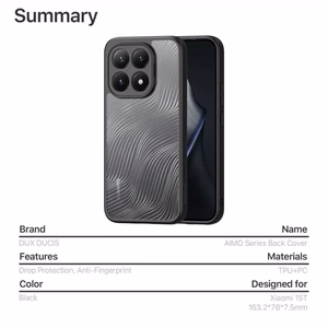 Korpuss Dux Ducis Aimo Xiaomi 15T