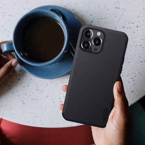 Nillkin Super Frosted Shield Pro vāciņš ierīcei Apple iPhone 13 Pro Max, melns