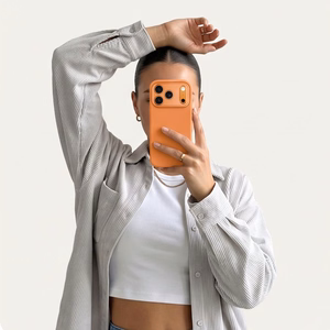 Tech-Protect Uniq MagSafe CC maciņš, paredzēts iPhone 18 Pro Max / 17 Pro Max, oranžs