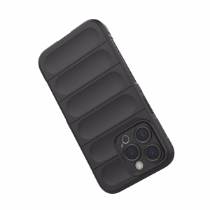 Magic Shield viedtālruņa apvalks iPhone 13 Pro elastīgs bruņu melnas krāsas vāks