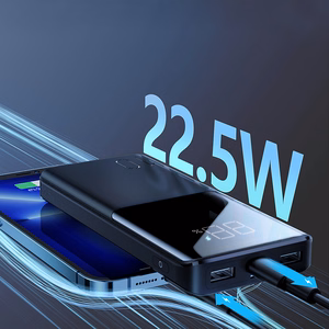 Внешний аккумулятор Power Bank Joyroom (JR-QP191) 10000mAh (2xUSB; 1xUSB-C; 22.5W) чёрный