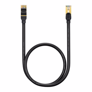 Baseus Ethernet RJ45, 10Gbps, 1m tikla kabelis (melns)