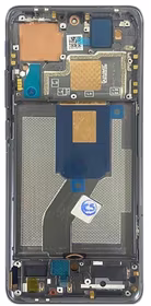 LCD screen Xiaomi 12 5G/12X 5G/12S 5G ar touch screen ar frame Melns original (service pack)