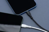 BLUE STAR ECO kabelis 2,4A USB A uz Lightning PJ68-24-2.4 1m balts