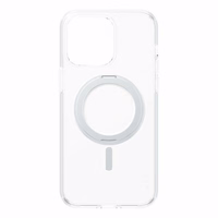 CARE by PanzerGlass viedtālruņa apvalks ar statīvu MagSafe iPhone 15 Pro Max - sudrabains