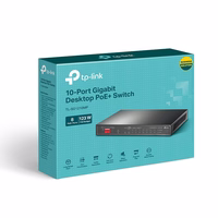 TP-Link TL-SG1210MP network switch Unmanaged Gigabit Ethernet (10/100/1000) Power over Ethernet (PoE) melns