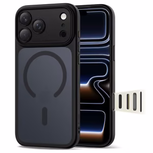 Tech-Protect Magpeak MagSafe CC Чехол для iPhone 17 Pro Max - матовый чёрный