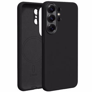 Etteri Silikona Mag maciņš for Samsung Galaxy S26 Ultra melns