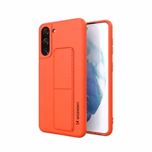 Wozinsky Kickstand Case silikona maciņš ar statīvu Samsung Galaxy S21+ 5G sarkans