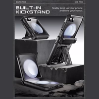 Supcase Unicorn Beetle Pro viedtālruņa apvalks Samsung Galaxy Z Flip 7 - melns