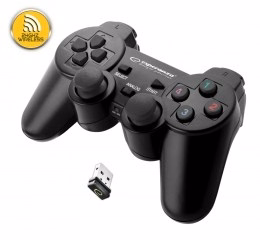 Esperanza EGG108K игровой геймпад чёрный USB 2.0 аналоговый/цифровой ПК, Playstation 3