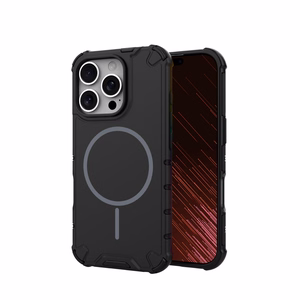 Defender 2in1 Mag maciņš for iPhone 15 Pro 6,1" melns