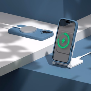 Etteri Silikona Mag maciņš for iPhone 17 tumši zils