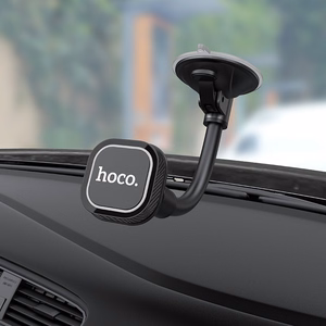 HOCO magnētiskais automašīnas turētājs vējstiklam / centrālajai konsolei CA55 melns