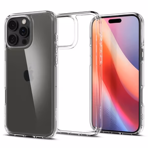 Spigen Ultra Hybrid viedtālruņa apvalks iPhone 16 Pro - caurspīdīgs