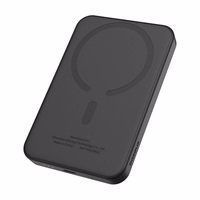 Magnētiskā mini zibspuldze Baseus 5000mAh, USB-C 20W (melna)