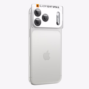 Spigen Optik Pro XL GLAS.TR EZ FIT rūdīts stikls, paredzēts iPhone 18 Pro Max, sudraba
