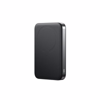 Magnētiskais bezvadu portatīvais lādētājs Joyroom JR-PBM12 22.5W ar rokturi (melns)