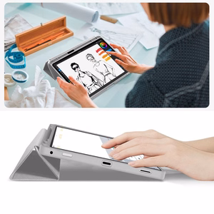Tech-Protect SmartCase Pen maciņš Samsung Galaxy Tab S9 11.0 / S9 FE / S10 FE / S10 Lite 10.9 pelēks